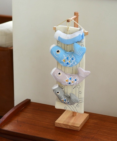 utatane インテリア つるし飾り 台座セット こどもの日 こいのぼり