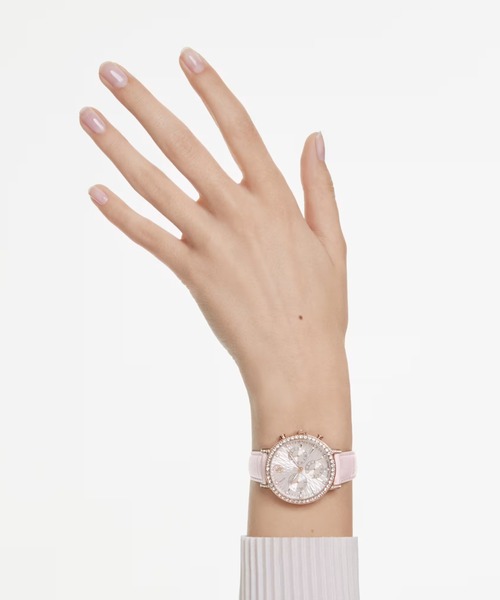 SWAROVSKI スワロフスキー シトラスフィア 腕時計 SWAROVSKI/スワロフスキー】 シトラスフィア 腕時計 GP/レザー