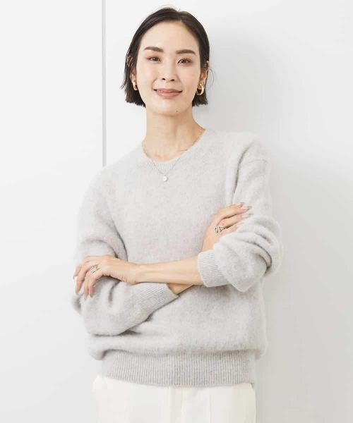 ニット 「ドラマ着用」ヘアリーアルパカニット レディース : 88466936 