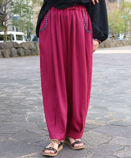 チチカカ パンツ エッグタックパンツ「大きいサイズ
