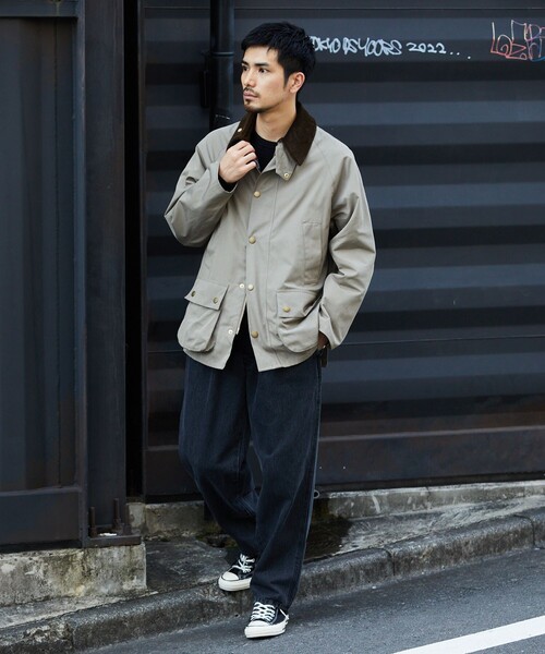 Barbour 「Barbour」 ジップアップブルゾン 38 ブラック メンズ