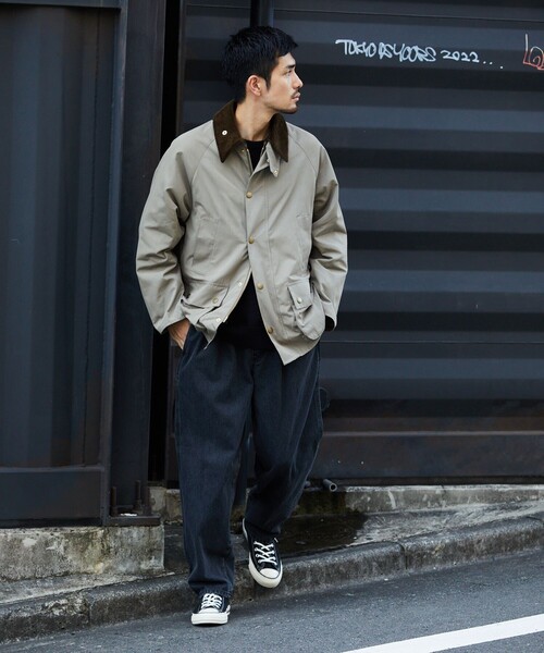 Barbour メンズ　38 新品 Barbour 「Barbour」 ジップアップブルゾン 38 ブラック メンズ