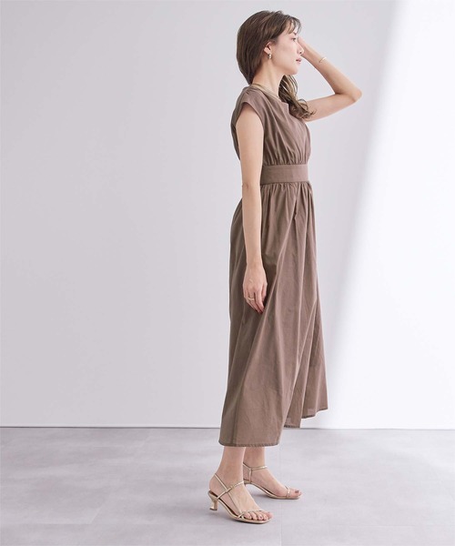 ur's（ユアーズ） ワンピース スクエアネックハイウエストフレンチ