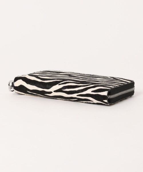 MICHAEL KORS 財布 JET SET TRAVEL ゼブラプリント カーフヘア