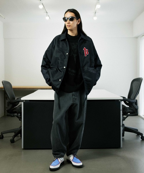 PHINGERIN セーター ニット WINDOW WEB SWEATER メンズ