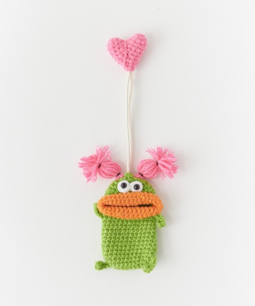 ROOP TOKYO キーケース Key case with woolen monster motif / 毛糸