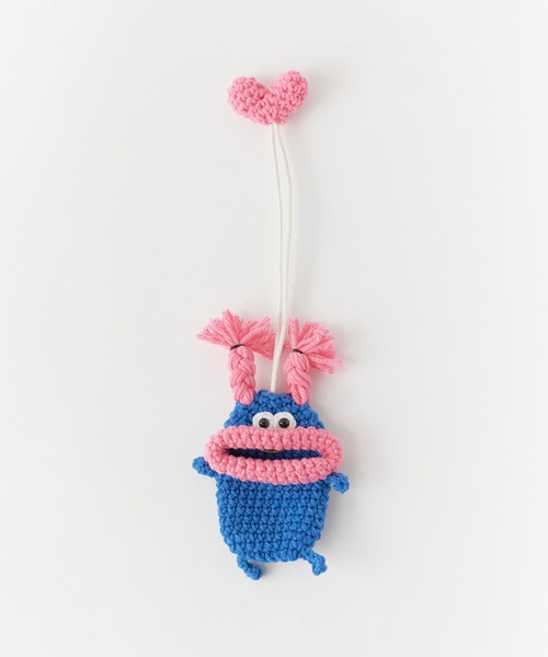 ROOP TOKYO キーケース Key case with woolen monster motif / 毛糸