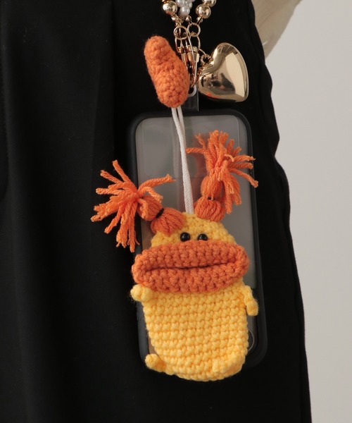 ROOP TOKYO キーケース Key case with woolen monster motif / 毛糸