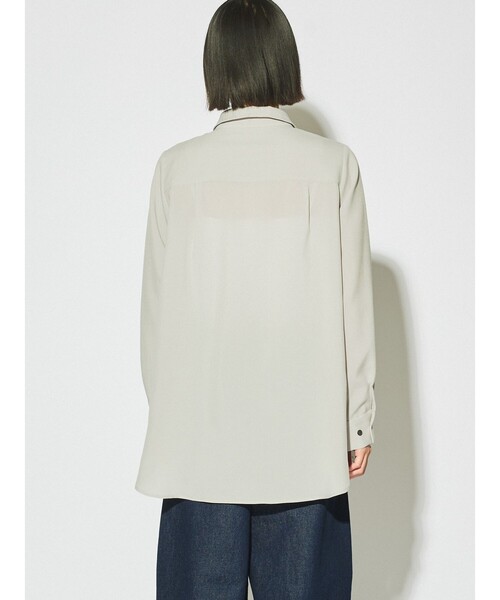 ブラウス シャツ MIDIUMISOLID for Ladies ベーシックロングシャツ レディース MIDIUMISOLID ブラウス シャツ for Ladies ベーシックロング
