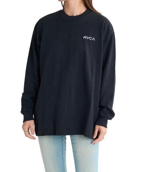 RVCA tシャツ レディース BANDANA VA BOX LOGO LS TEE ロンT
