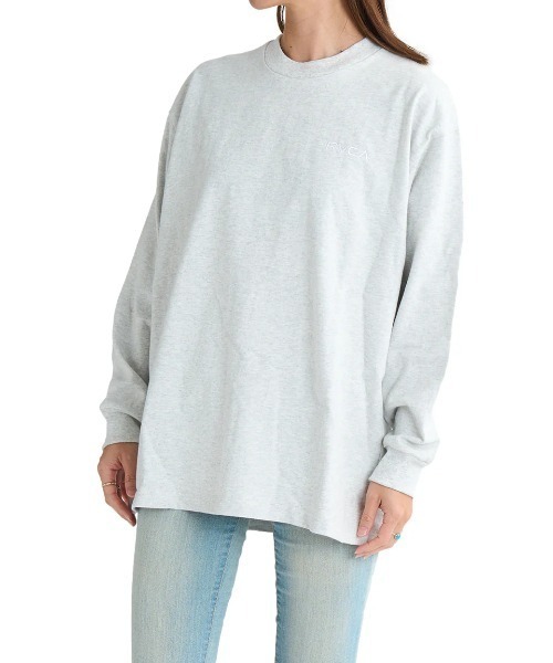 tシャツ RVCA レディース BANDANA VA BOX LOGO LS TEE ロンＴ 「2025年春夏モデル」/エレメントバックプリントクルー SALE】RVCA レディース BANDANA VA BOX LOGO LS TEE ロンT