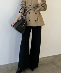 anuans（アニュアンス） パンツ ツータックワイドパンツ レディース