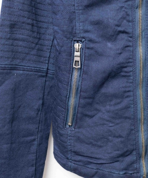 ◎in the attic＞ジップブルゾン｜ライダースジャケット｜QF-0201 Weather proofed Leather】レザーダブル