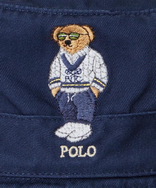 POLO RALPH LAUREN デニム バケットハット 帽子 POLO RALPH LAUREN（ポロ ラルフ ローレン）の「インディゴ