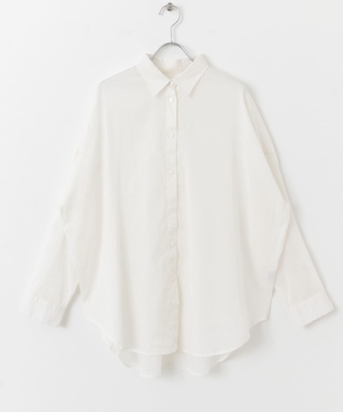 ITEMS URBANRESEARCH ブラウス シャツ リネンコットンビッグ