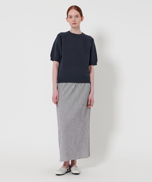 ＜Steven Alan＞テープヤーン ハーフスリーブ ニット Steven Alan＞ハーフスリーブ ニット（ニット/セーター