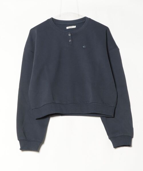 トレーナー スウェット KIRSH PLAIN BUTTON POINT SWEATSHIRT キルシー