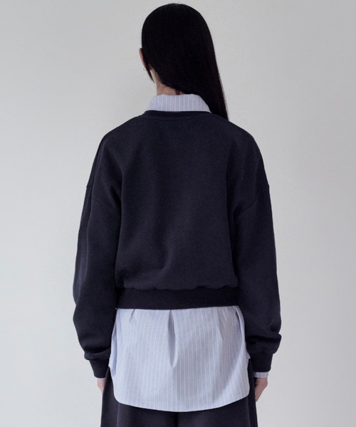 トレーナー スウェット KIRSH PLAIN BUTTON POINT SWEATSHIRT キルシー