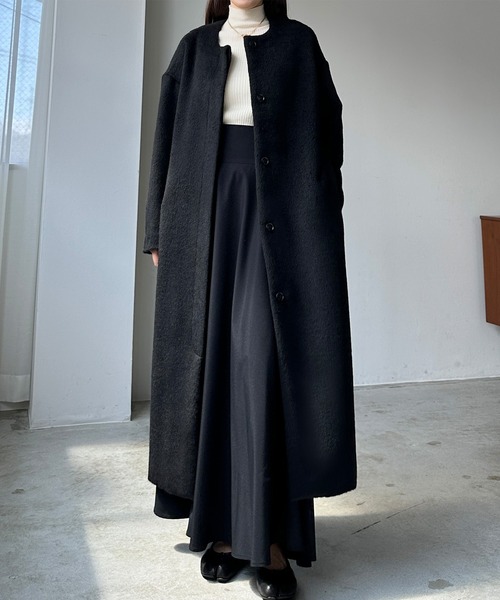 Louere（ルエレ） コート X-LARGE ブラック レディース : ZOZOTOWN