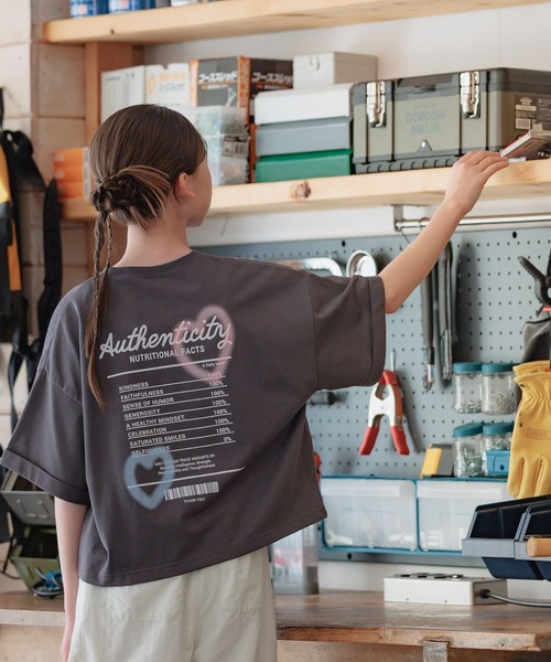 GLOBAL WORK（グローバルワーク） tシャツ ヘビロッTEE/ワイド半袖
