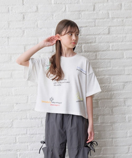 GLOBAL WORK（グローバルワーク） tシャツ ヘビロッTEE/ワイド半袖