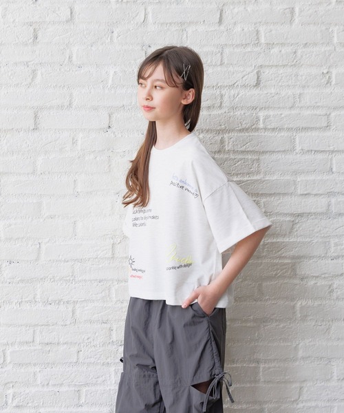 GLOBAL WORK（グローバルワーク） tシャツ ヘビロッTEE/ワイド半袖
