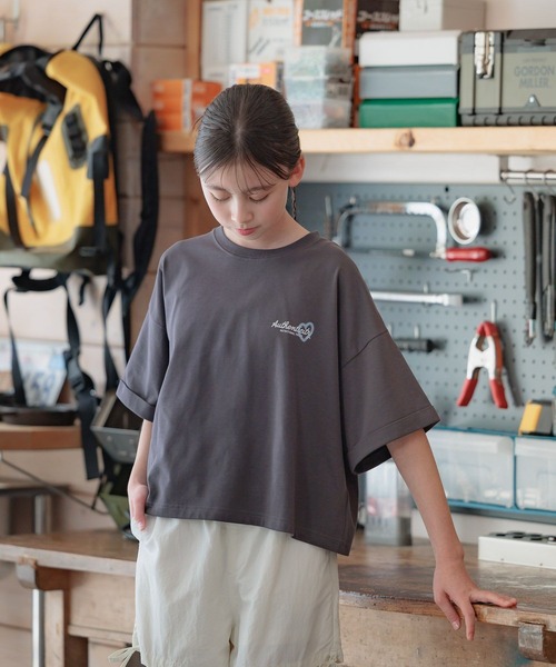 GLOBAL WORK（グローバルワーク） tシャツ ヘビロッTEE/ワイド半袖