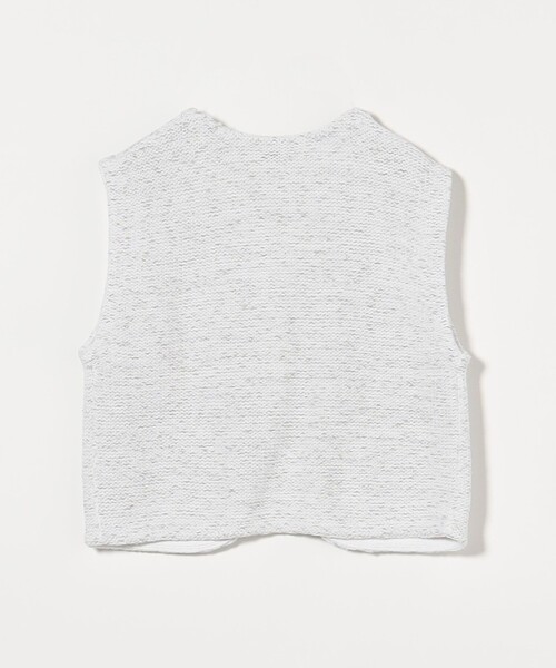 ホワイト　ベスト　ジレ STEVEN ALAN ベスト ジレ 「Steven Alan」ラメ ニット