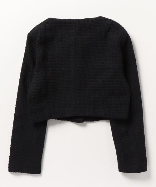 「FREE STYLISTS」 ツイードジャケット FREE ブラック レディース_画像2