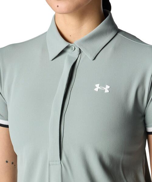 ポロシャツ ポロ UAアーマードライ カラーブロック ドレス（ゴルフ/レディース） レディース UNDER ARMOUR ポロシャツ ポロ UAアーマードライ カラーブロック