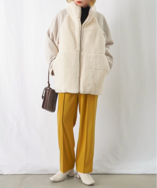 「LUCA/LADY LUCK LUCA」 ブルゾン FREE アイボリー レディース_画像5