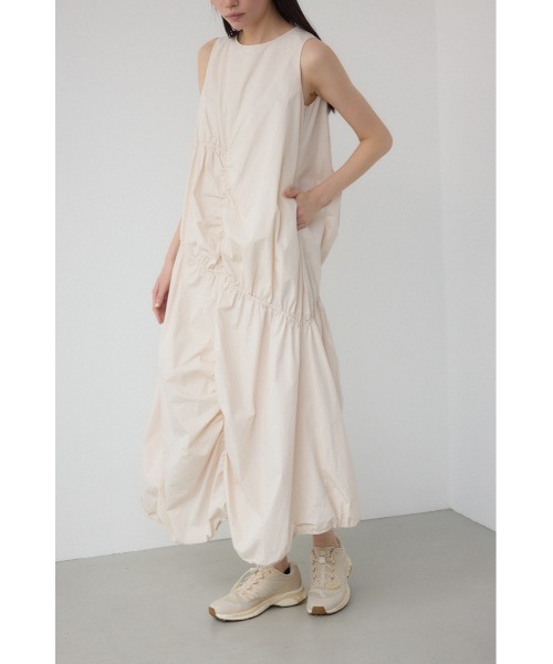 アニュアンス anuans ギャザーボリュームキャミワンピース （DARK PINK  