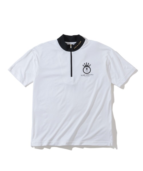 MARK & LONA ホワイトシャツ サイズ48 MARK&LONA 「MARK & LONA」 半袖Tシャツ 48 ホワイト メンズ