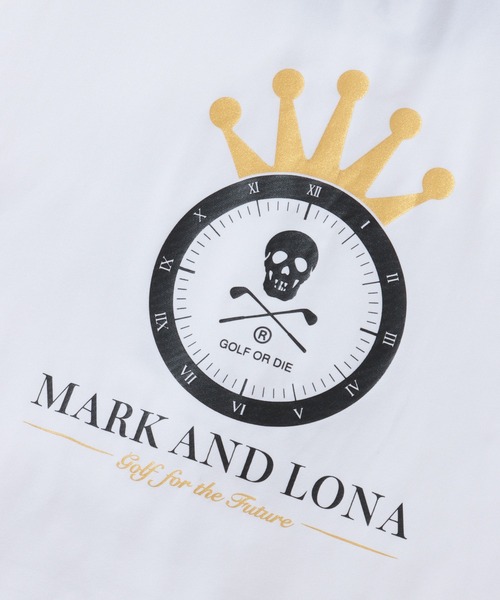 MARK&LONA 「MARK & LONA」 半袖Tシャツ 48 ホワイト メンズ