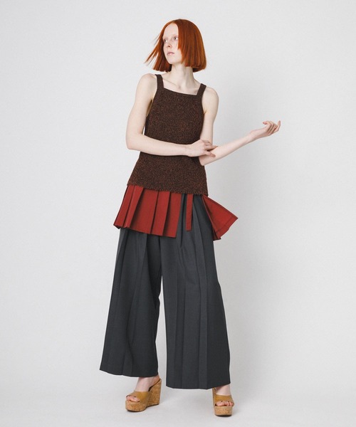 キャミソール mosa knit camisole LAATO キャミソール mosa knit camisole : ZOZOTOWN Yahoo!店