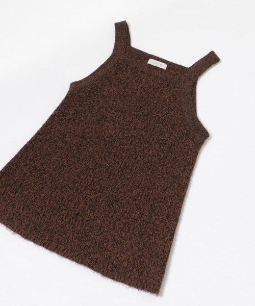 キャミソール mosa knit camisole LAATO キャミソール mosa knit camisole : ZOZOTOWN Yahoo!店