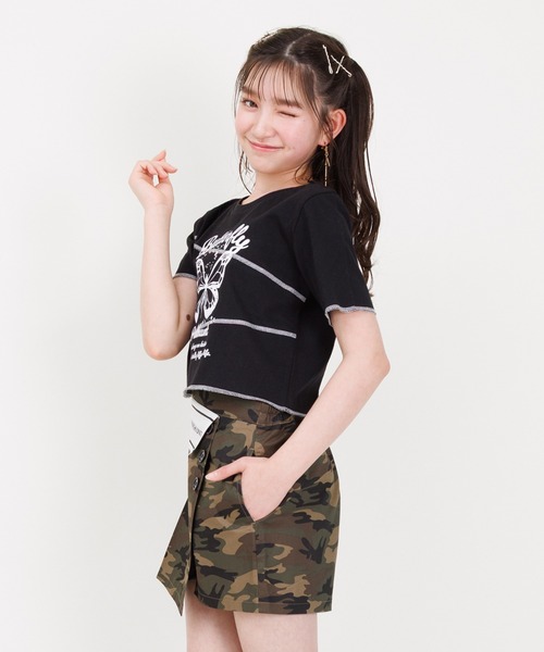 PINKHUNT（ピンクハント） tシャツ 切り替えグランジ Tシャツ 0600K