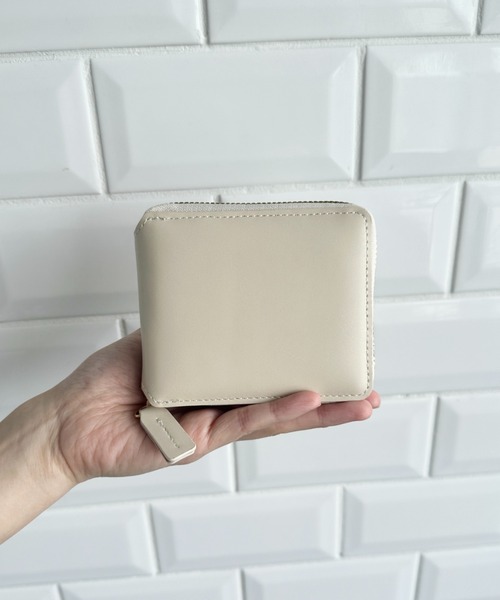 CLEA 二つ折り財布 財布 「5色展開」シンプル無地二つ折りウォレット