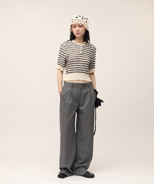 leinwande ニット　値下げ 12/25日まで値下げ 中古・古着通販】LEINWANDE (ラインヴァンド) バックオープンニット
