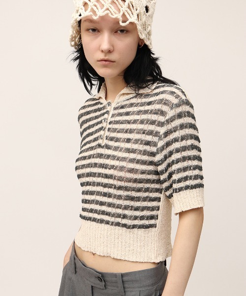 leinwande ニット leinwande（ラインヴァンド） ニット セーター Landscape Intarsia