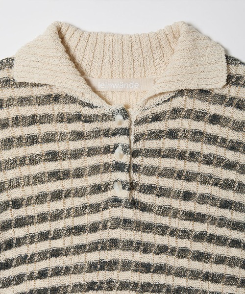 leinwande（ラインヴァンド） ニット セーター Konjac Yarn Border