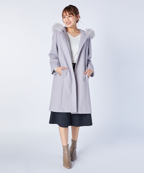 【再値下げ！新品】LAISSE PASSE レッセパッセ スヌード付きコート M LAISSE PASSE（レッセパッセ） ダッフルコート LARGE キナリ