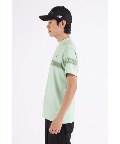 【新品】直営店舗限定シャツNew Balance Golf モックネックS New Balance Golf tシャツ 「new balance golf」S