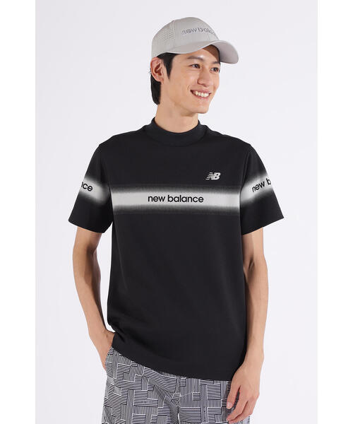 【新品】直営店舗限定シャツNew Balance Golf モックネックS New Balance Golf tシャツ 「new balance golf」S