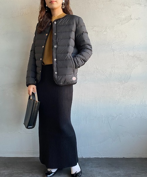 「Vincent et Mireille」 ダウンジャケット 34 ライトベージュ レディース_画像3