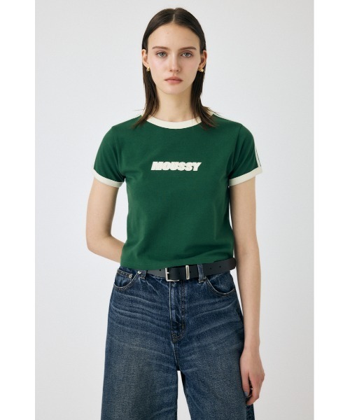 moussy - 今季♡MOUSSY classic Tシャツ♡マウジークラシックTシャツ♡完売 MOUSSY（マウジー）の「CLASSIC EMBROIDERY MOUSSY Tシャツ（T