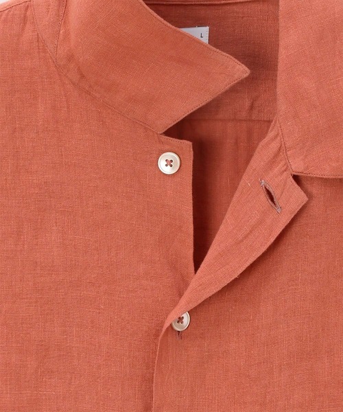Paul Smith COLLECTION✨リネン100% シャツ　ブラウン Paul Smith COLLECTION✨リネン100% シャツ ブラウン トップス