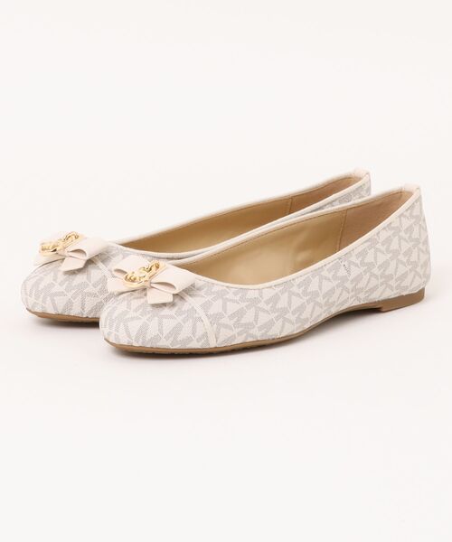 【新品】MICHAEL KORS　シューズ　23.5　　バレエシューズ パンプス MICHAEL KORS バレエシューズ パンプス HONEY - MKシグネチャー