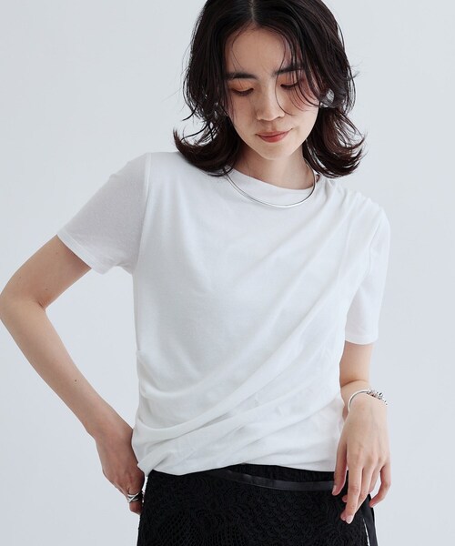 tシャツ バルーンドレープTシャツ レディース