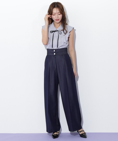 新品未使用品JILLby JILLSTUART パンツ　ズボン　ジルスチュアート ジルバイジルスチュアート JILL by JILLSTUART ダブルウエスト